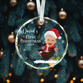 Personalized Baby's First Christmas Ornament 2024 GX06-70 - 19Gifts