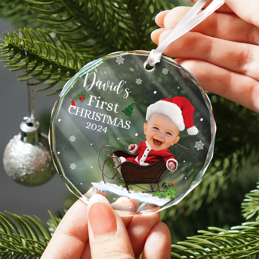 Personalized Baby's First Christmas Ornament 2024 GX06-70 - 19Gifts