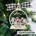 Personalized Baby's First Christmas Ornament, Shaker Ornament with Name CF45 - 19Gifts