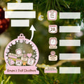Personalized Babys 1st Christmas Ornament 2024, Shake Babies Ornament CF602 - 19Gifts