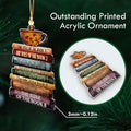 Personalized Book Lover Christmas Ornament, Book Club Ornament, Bookish Ornament CF102 - 19Gifts