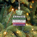 Personalized Book Lover Christmas Ornament, Book Club Ornament, Bookish Ornament CF102 - 19Gifts