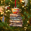 Personalized Book Lover Ornament, Book Club Christmas Ornament, Bookish Ornament CF101 - 19Gifts