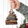 Personalized Book Lover Ornament, Book Club Christmas Ornament, Bookish Ornament CF101 - 19Gifts