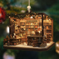 Personalized Bookstore Christmas Ornament, Book Lover Christmas Ornament, Book Club Ornament CF638 - 19Gifts