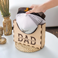 Personalized Cap Holder, Wooden Hat Holder, Gift for Dad, Hat Organizer HH01 - 19Gifts