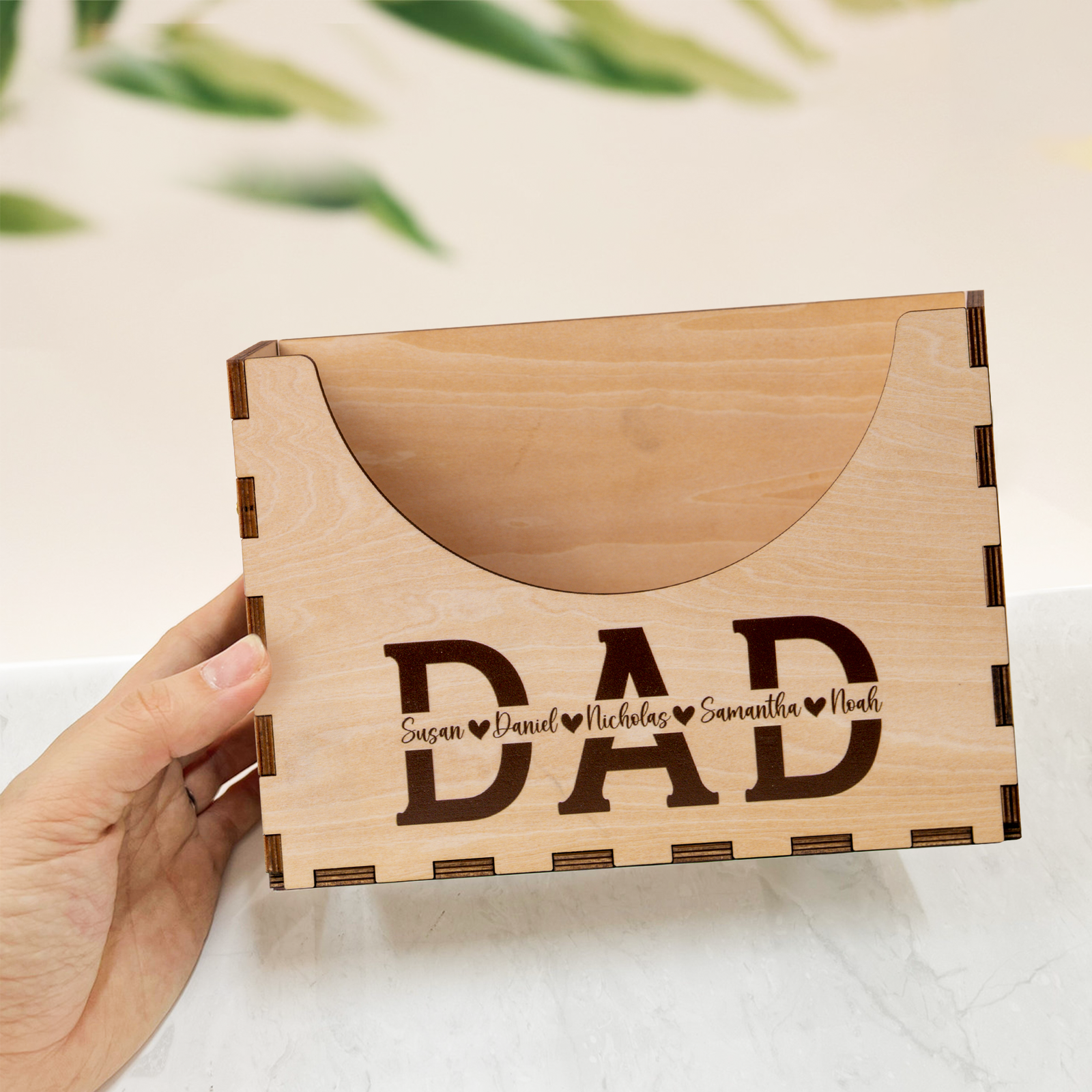 Personalized Cap Holder, Wooden Hat Holder, Gift for Dad, Hat Organizer HH01 - 19Gifts
