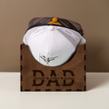 Personalized Cap Holder, Wooden Hat Holder, Gift for Dad, Hat Organizer HH01 - 19Gifts