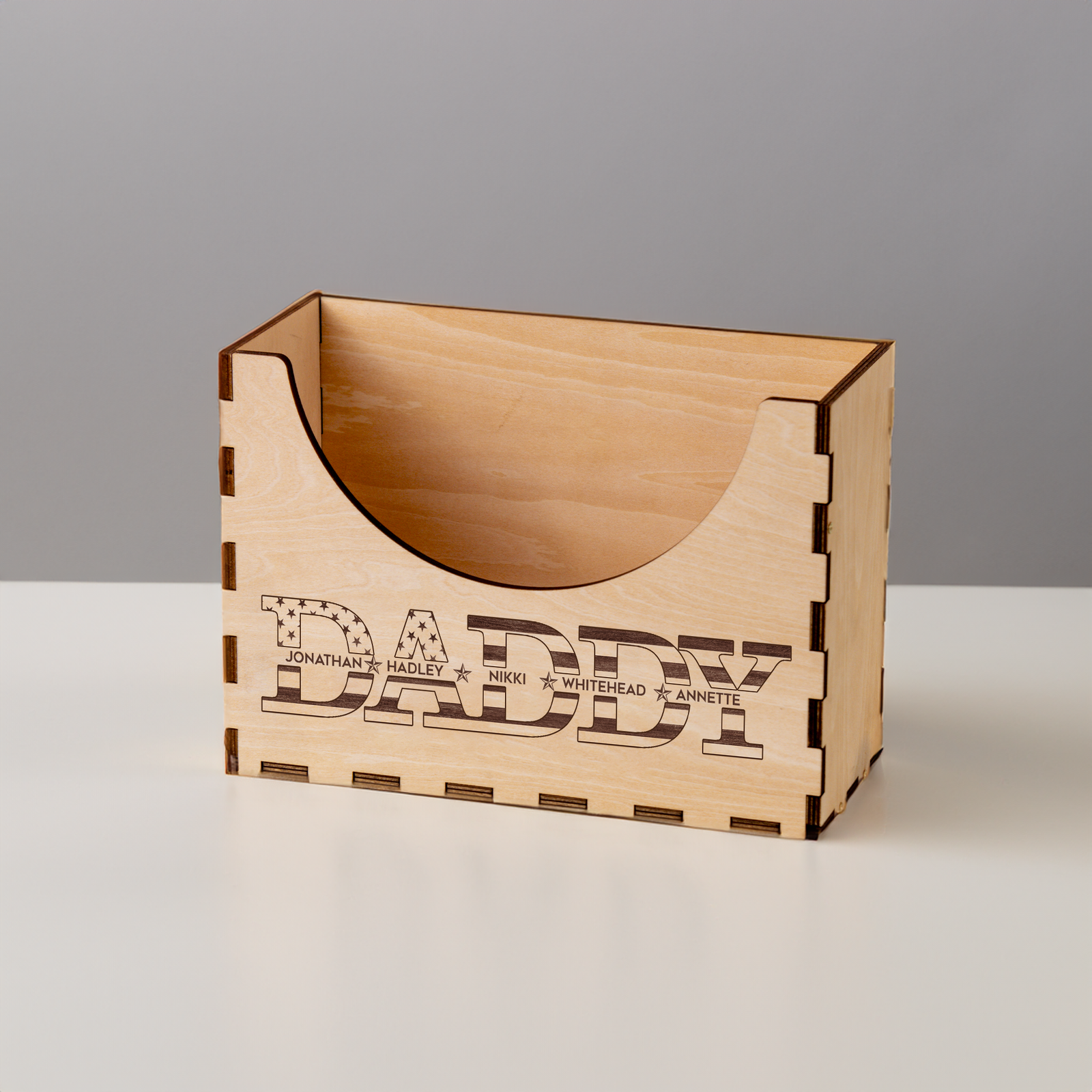 Personalized Cap Holder, Wooden Hat Holder, Gift for Dad and Grandpa, Hat Organizer HH03 - 19Gifts