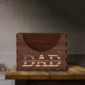 Personalized Cap Holder, Wooden Hat Holder, Gift for Dad and Grandpa, Hat Organizer HH03 - 19Gifts