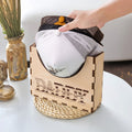 Personalized Cap Holder, Wooden Hat Holder, Gift for Dad and Grandpa, Hat Organizer HH03 - 19Gifts