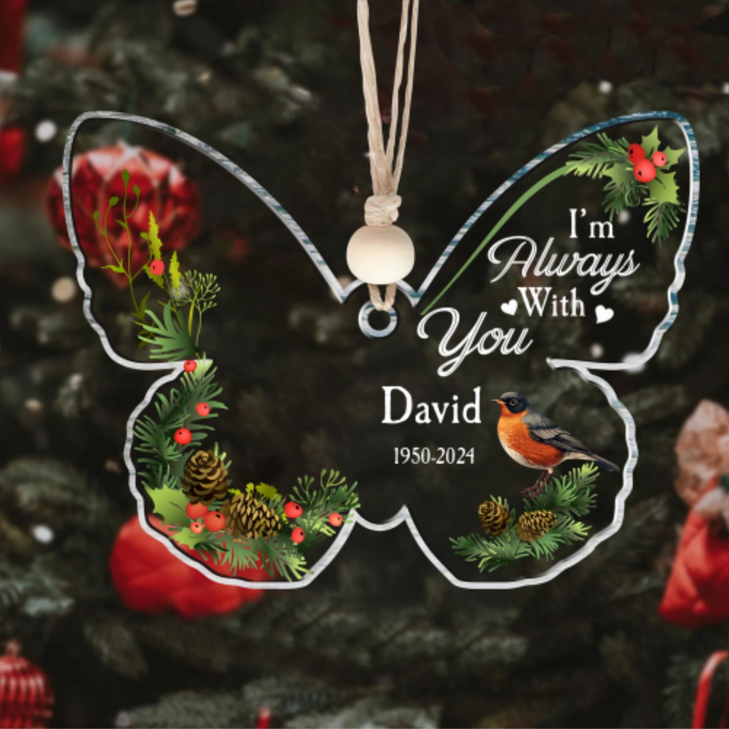 Personalized Car Hanging Ornament with Photo, CF188 - 19Gifts