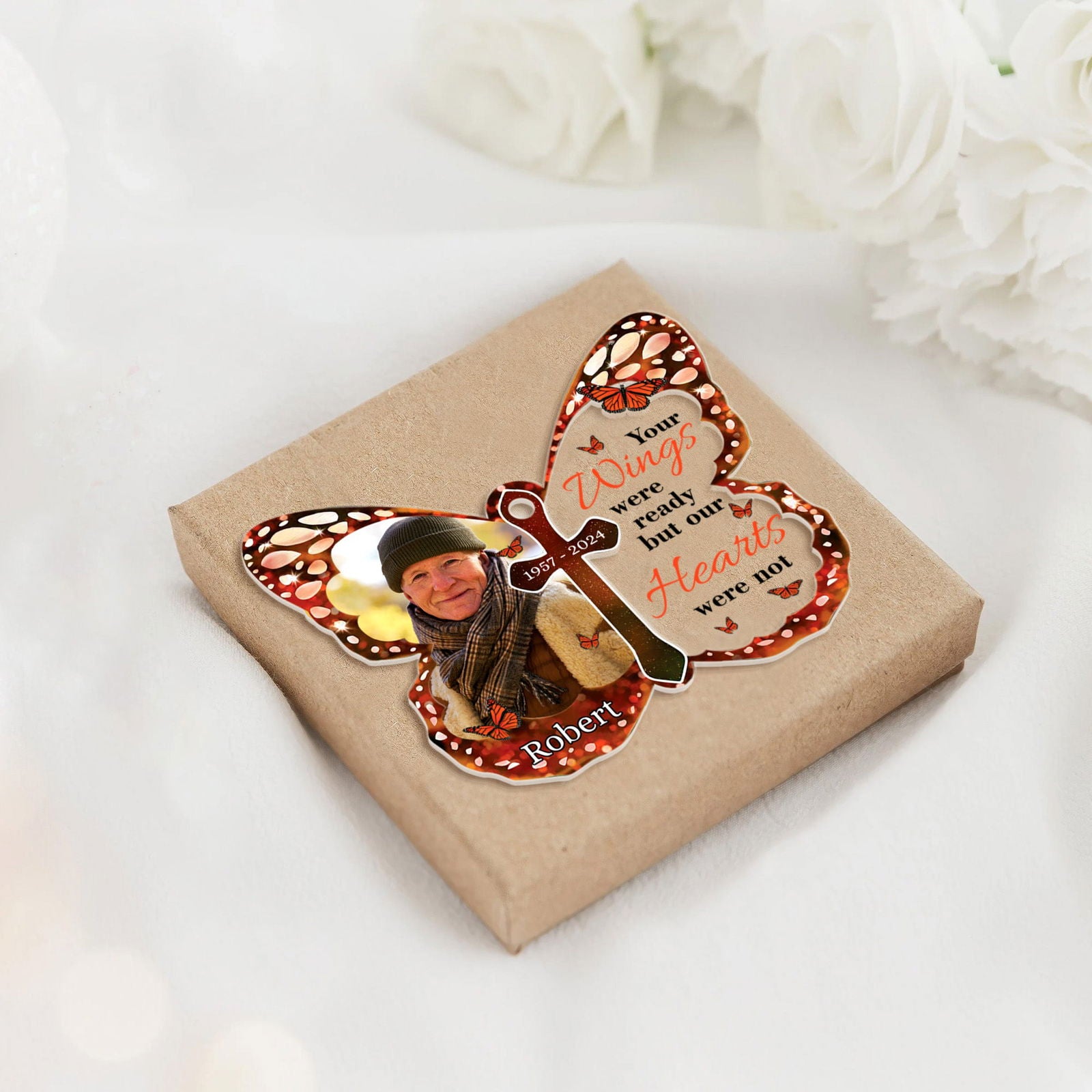 Personalized Car Hanging Ornament with Photo, CF266 - 19Gifts