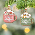 Personalized Cat Lover Ornament, Two Layer Christmas Pets Ornament, CF295 - 19Gifts