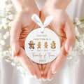 Personalized Ceramic Family Ornament, Family Christmas CX02-21 - 19Gifts