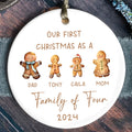 Personalized Ceramic Family Ornament, Family Christmas CX02-21 - 19Gifts