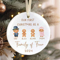 Personalized Ceramic Family Ornament, Family Keepsake CX02-23 - 19Gifts