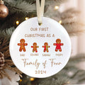 Personalized Ceramic Family Ornament, Family Keepsake CX02-24 - 19Gifts