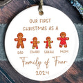 Personalized Ceramic Family Ornament, Family Keepsake CX02-24 - 19Gifts