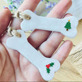 Personalized Christmas Dog Bone 2024 ornament, Personalized Pet ornaments CF28 - 19Gifts