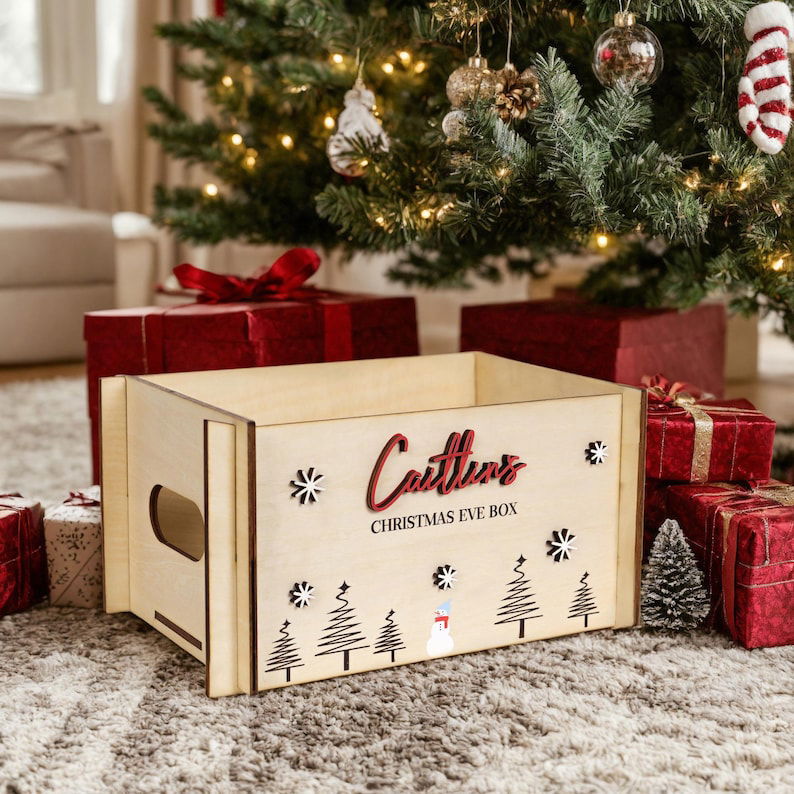 Personalized Christmas Eve Box, Christmas Eve Crate, EB01 - 19Gifts