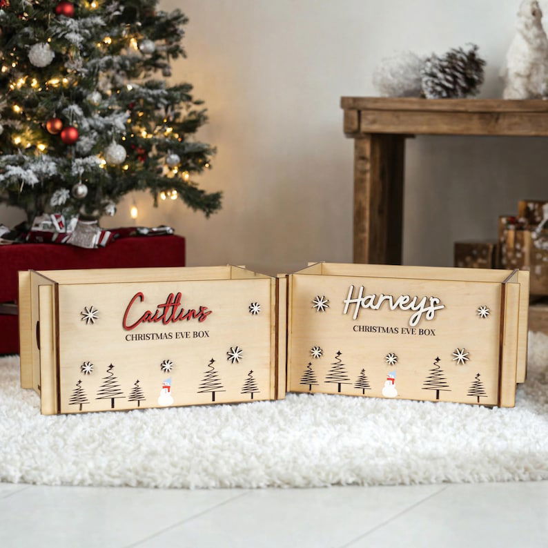 Personalized Christmas Eve Box, Christmas Eve Crate, EB01 - 19Gifts