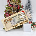 Personalized Christmas Money Holders, Christmas Cash Holder Gift, Santa Money Cards MH - 19Gifts