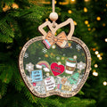 Personalized Christmas Teacher Shaking Ornament, Christmas Gift for Teacher 2024, CF737 - 19Gifts
