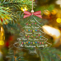 Personalized Christmas Tree With Family Names , Christmas Ornament 2024, CF644 - 19Gifts