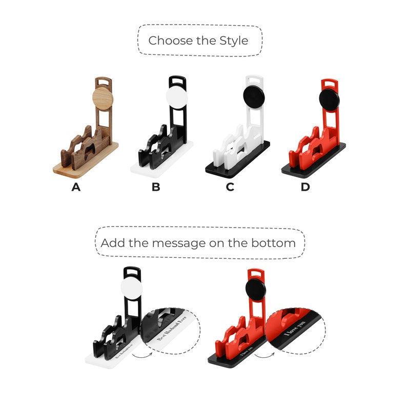 Personalized Controller Stand, Wooden Controller and Headphone Holder, CS19 - 19Gifts