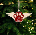 Personalized Dog 2024 Ornament, Dog Paw Ornament, Custom Pet Christmas Ornament, Animal 2024 Ornament, CF78 - 19Gifts