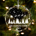 Personalized Family Christmas Glass Ornaments, Family Christmas GX02-1 - 19Gifts