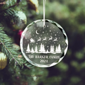 Personalized Family Christmas Glass Ornaments, Family Christmas GX02-1 - 19Gifts