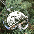 Personalized Family Christmas Glass Ornaments GX02-3 - 19Gifts