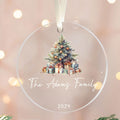 Personalized Family Christmas Ornament 2024 – Custom Family & Pet Ornament AV03-11 - 19Gifts