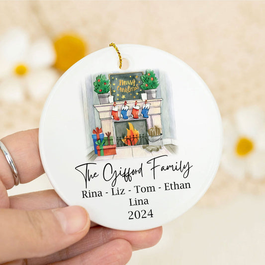 Personalized Family Christmas Ornament CX02-34 - 19Gifts