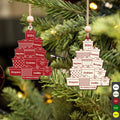Personalized Family Christmas Ornament, Custom Christmas Tree,  Christmas Tree Ornament with Family Names, Christmas Tree Name Ornament 2024, Family Name Ornament CF705 - 19Gifts