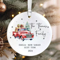 Personalized Family Christmas Ornament, Family Ceramic Ornament CX02-50 - 19Gifts