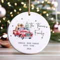 Personalized Family Christmas Ornament, Family Ceramic Ornament CX02-50 - 19Gifts