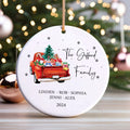 Personalized Family Christmas Ornament, Family Ceramic Ornament CX02-50 - 19Gifts