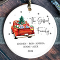 Personalized Family Christmas Ornament, Family Ceramic Ornament CX02-50 - 19Gifts