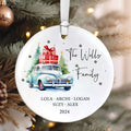 Personalized Family Christmas Ornament, Family Ceramic Ornament CX02-50 - 19Gifts