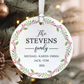 Personalized Family Christmas Ornament, Family Ceramic Ornament CX02-54 - 19Gifts