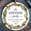 Personalized Family Christmas Ornament, Family Ceramic Ornament CX02-54 - 19Gifts