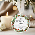 Personalized Family Christmas Ornament, Family Ceramic Ornament CX02-54 - 19Gifts