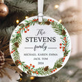 Personalized Family Christmas Ornament, Family Ceramic Ornament CX02-54 - 19Gifts