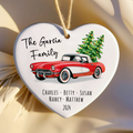 Personalized Family Christmas Ornament, Family Ceramic Ornament CY02-2 - 19Gifts
