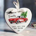 Personalized Family Christmas Ornament, Family Ceramic Ornament CY02-2 - 19Gifts