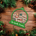 Personalized Family Christmas Ornaments, Custom Family Names Christmas Tree Decorations CF220 - 19Gifts
