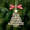 Personalized Family Christmas Ornaments, Family Tree Wooden Ornament For Christmas Decorations CF151 - 19Gifts